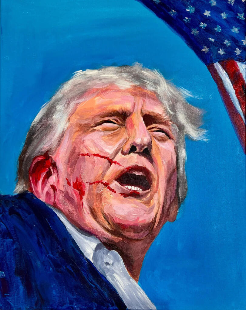That moment 18x24in Acrylic on canvas